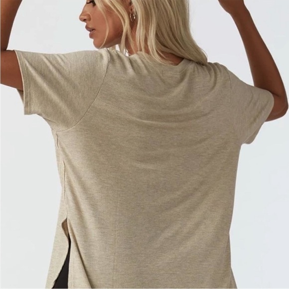 Joah Brown Live In Slouchy Tee Oatmeal OS - Picture 2 of 11